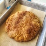 I’m all about a big snack with big benefits, Protein Snickerdoodle Cookie: Made with a plant-based protein powder it packs 27 grams of protein, is gluten-free, and dairy-free. Gelled chia seeds replace eggs to keep my vegan friends happy. Single-serve, full of cinnamon goodness, and yep—you can even bake it in a toaster oven!"