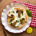 This Mushroom Rice Cake Pizza is a quick, high-protein air fryer snack with only 117 calories and 10g protein. Made with cottage cheese, provolone, and mushrooms, it’s crispy, cheesy, and ready in minutes.