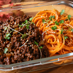Easy Teriyaki Beef Meal Prep with lean ground beef and spiralized sweet potato. Ready in 15 minutes with 36g protein per serving!